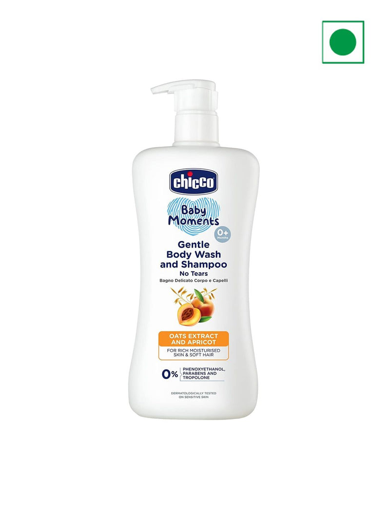 Chicco Baby Moments Gentle Body Wash & Shampoo with Apricot & Oats - image 1 of 9 - Baby Care