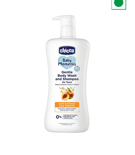 Chicco Baby Moments Gentle Body Wash & Shampoo with Apricot & Oats - image 1 of 9 - Baby Care