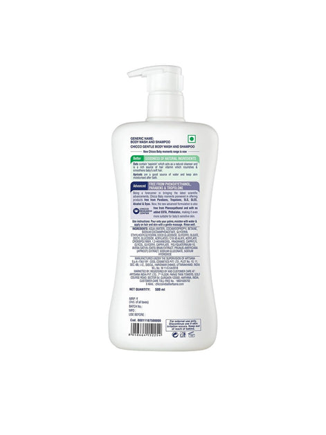 Chicco Baby Moments Gentle Body Wash & Shampoo with Apricot & Oats