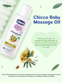 Chicco Baby Massage Oil — Olive Almond for Baby Skin
