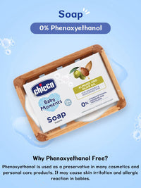 Chicco Baby Moments Soap — Buy 3 Get 1 Free Nourishing Bath Bar