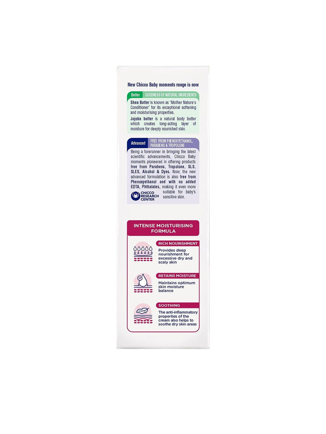 Chicco Baby Moments Rich Cream For Extra Rich Moisturization - 100g