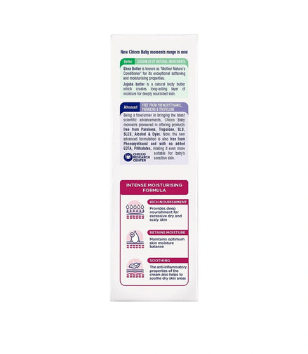 Chicco Baby Rich Cream — Extra Moisture for Baby Skin