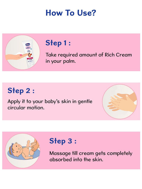 Chicco Baby Moments Rich Cream For Extra Rich Moisturization - 100g