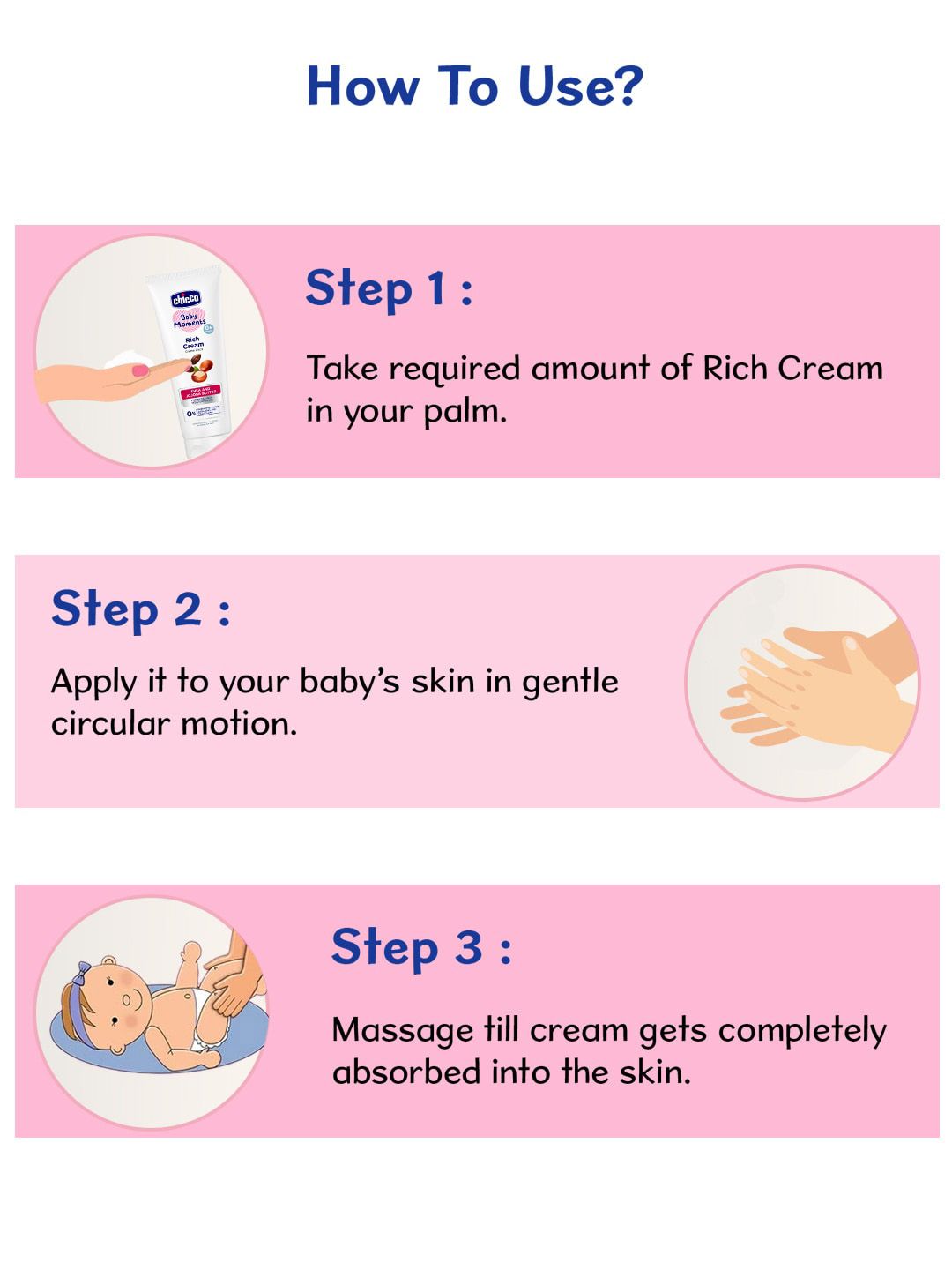 Chicco Baby Moments Rich Cream For Extra Rich Moisturization - 100g