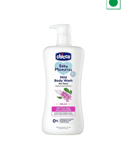 Chicco Baby Body Wash — Gentle Nettle for Baby Skin