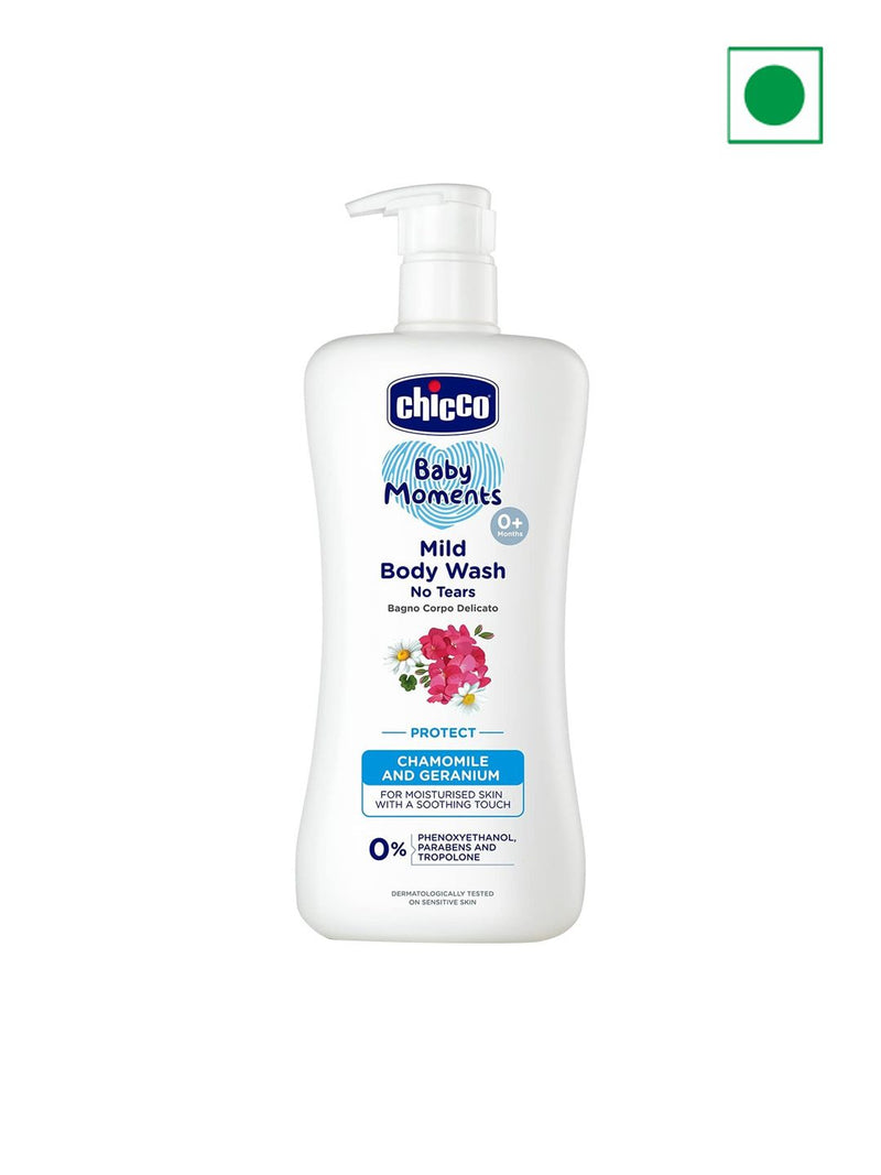 Chicco Baby Moments Mild Body Wash With Chamomile & Geranium - image 1 of 8 - Baby Care