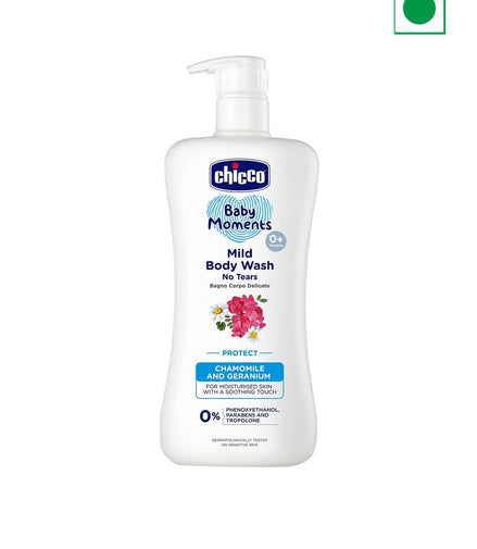 Chicco Baby Moments Mild Body Wash With Chamomile & Geranium - image 1 of 8 - Baby Care