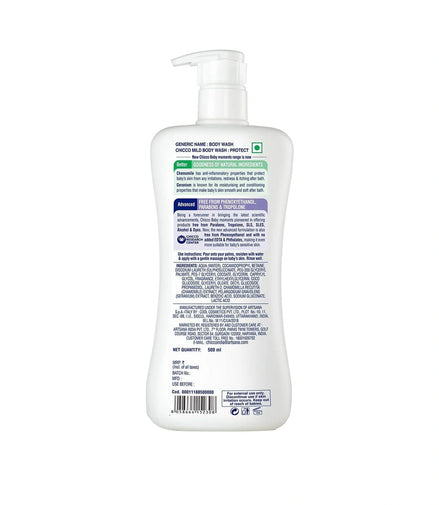 Chicco Baby Body Wash — Gentle Chamomile for Baby Skin