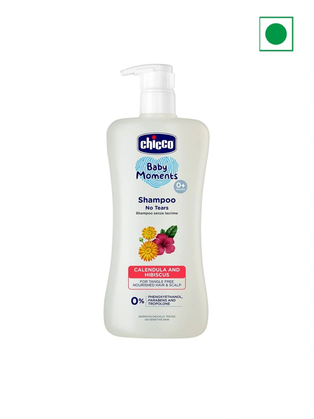 Chicco Baby Shampoo — Tear-Free Hibiscus for Baby Skin