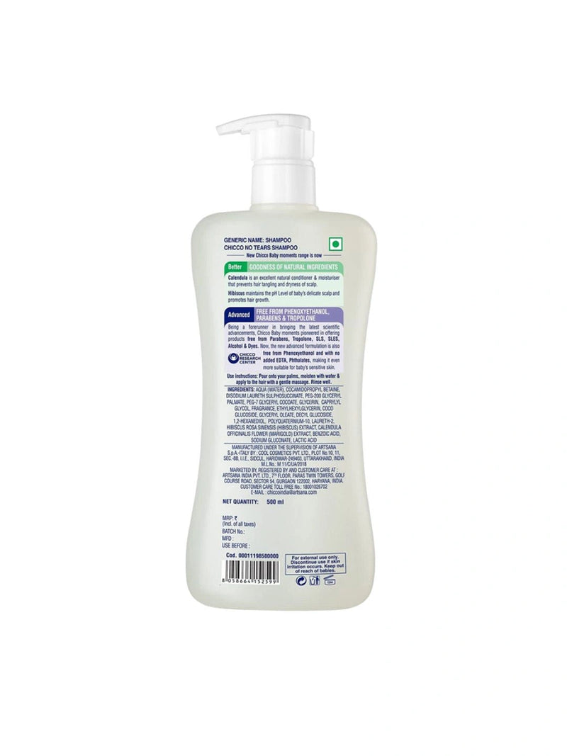 Chicco Baby Shampoo — Tear-Free Hibiscus for Baby Skin
