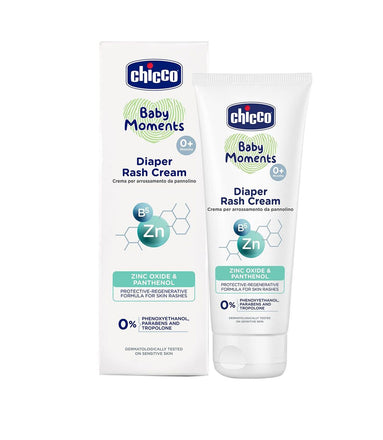 Chicco Baby Moments Diaper Rash Cream - Prevent Rashes & Irritation - 100ml