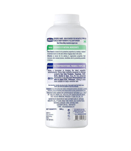 Chicco Baby Talcum Powder — Gentle Soothe for Baby Skin