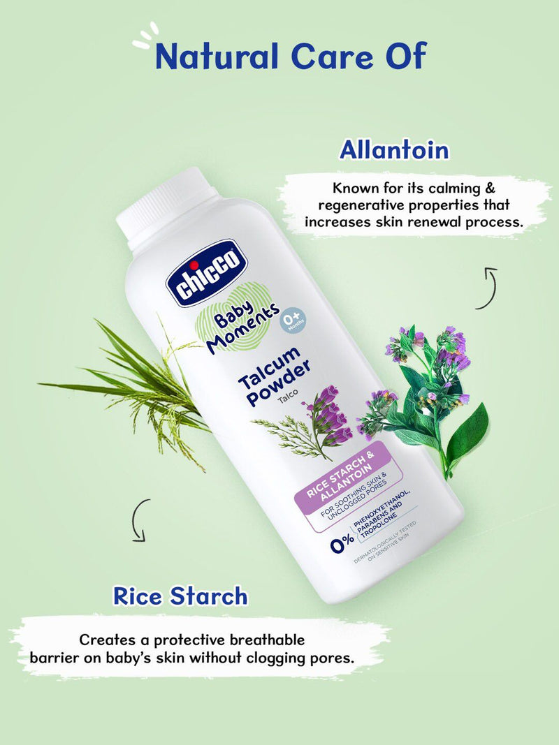 Chicco Baby Moments Talcum Powder Soothes & Moisturizes - image 6 of 9 - Baby Care
