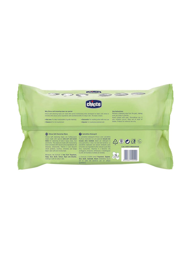 Chicco Baby Moments Soft Cleansing Wipes - image 2 of 9 - Baby Care