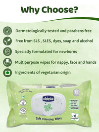 Chicco Baby Moments Soft Cleansing Wipes - image 5 of 9 - Baby Care