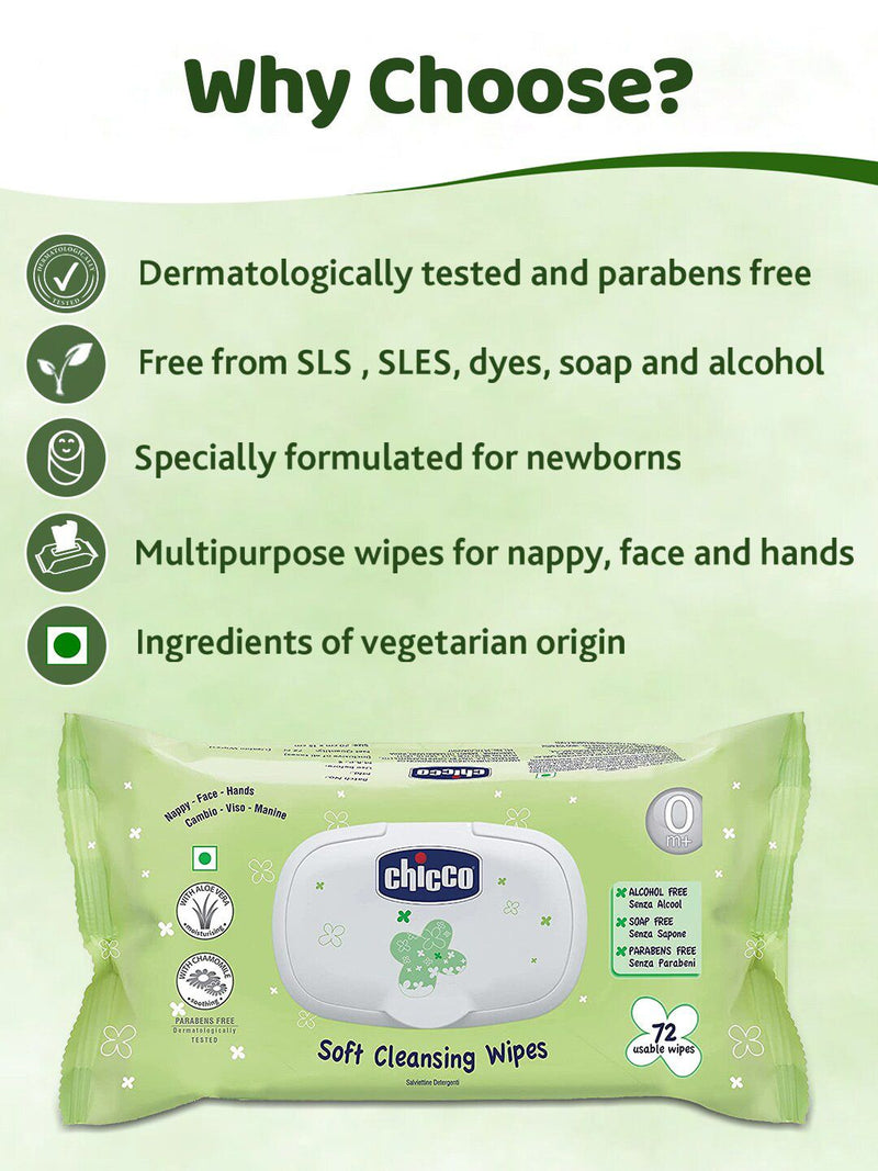 Chicco Baby Moments Soft Cleansing Wipes - image 5 of 9 - Baby Care