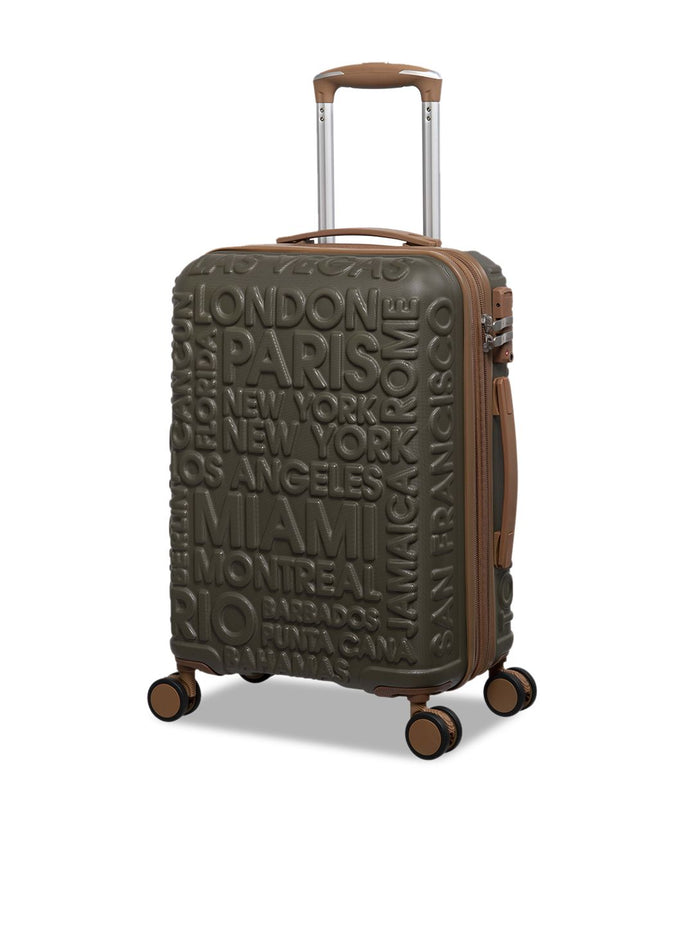 IT Luggage Destinations Dark Olive Trolley Bag