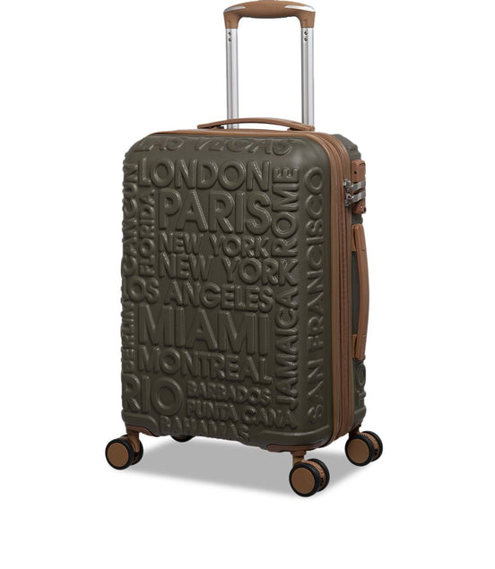 IT Luggage Destinations Dark Olive Trolley Bag
