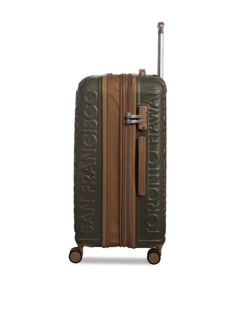 IT Luggage Destinations Dark Olive Trolley Bag