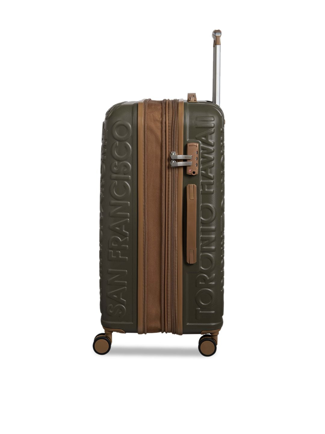 IT Luggage Destinations Dark Olive Trolley Bag