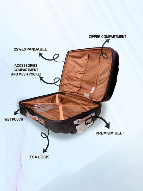 IT Luggage Embellish Forest Gateau Trolley Bag