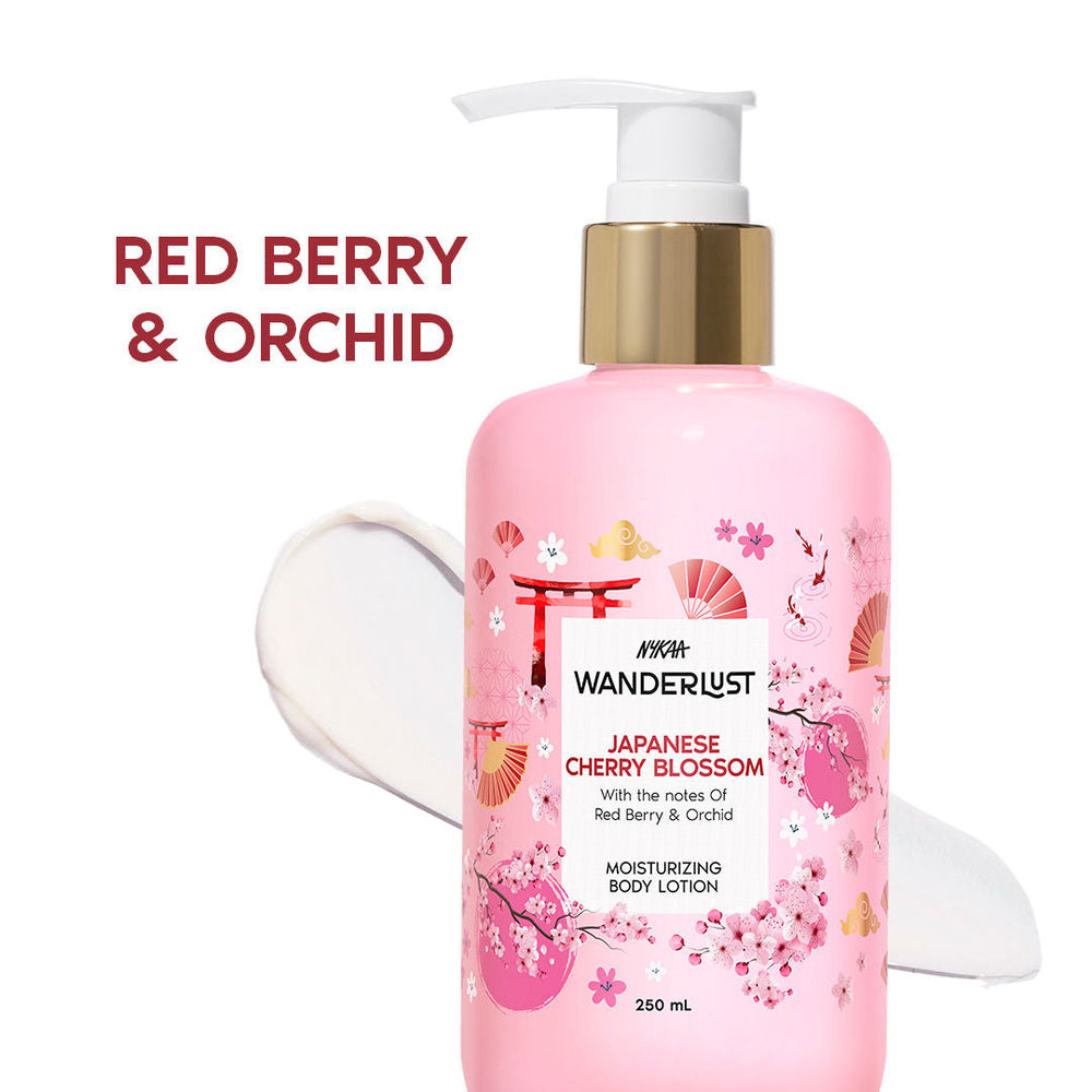 Nykaa Wanderlust Body Lotion - Japanese Cherry Blossom