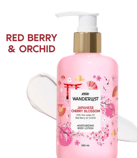 Nykaa Wanderlust Body Lotion - Japanese Cherry Blossom