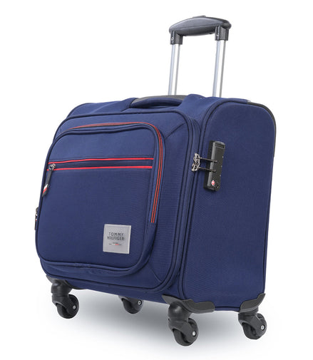 Tommy Hilfiger Taylor overnighter cabin trolley bag in Navy — view 2