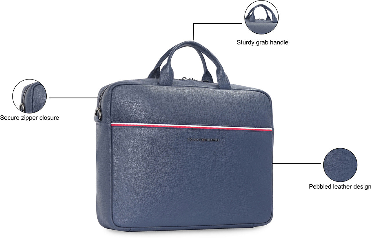 Tommy Hilfiger Navy Rothenburg Laptop Bag
