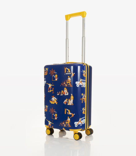 American Tourister x Masaba Hardside Spinner Trolley Dark Blue