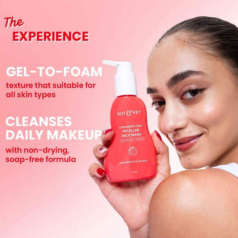 Dot & Key Strawberry Dew Micellar Face Wash