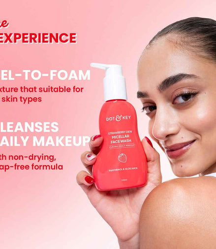 Dot & Key Strawberry Dew Micellar Face Wash