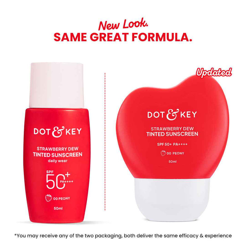 Dot & Key Strawberry Dew Tinted Sunscreen SPF 50+ PA++++ With New-Age UV Filters