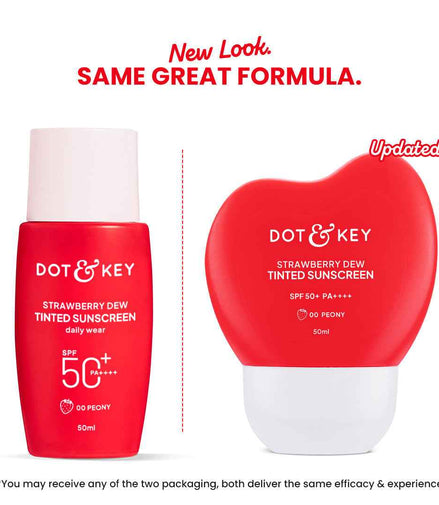 Dot & Key Strawberry Dew Tinted Sunscreen SPF 50+ PA++++ With New-Age UV Filters