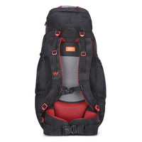 Wildcraft Trailblazer Pro 55 L trekking rucksack in Black - side view