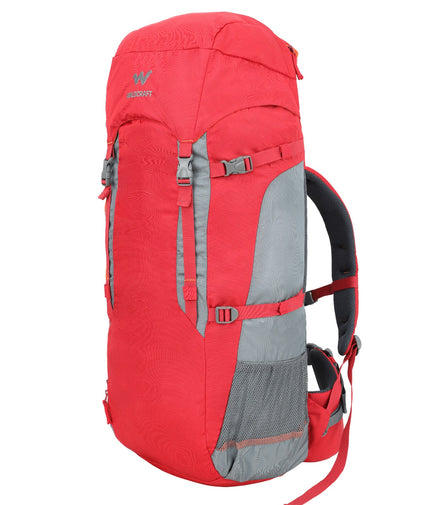 Wildcraft Flip Ruck 2 60 L rucksack in Red - side view