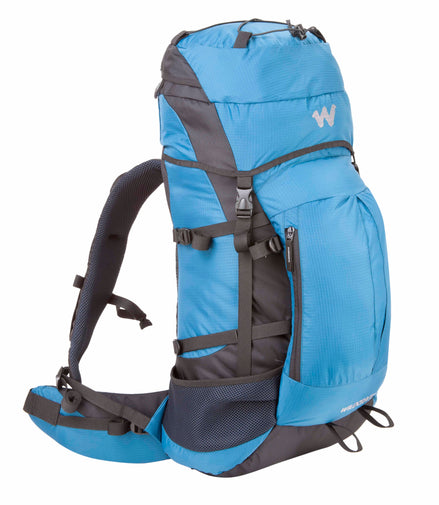 Wildcraft Savan D trekking rucksack in Blue - side view
