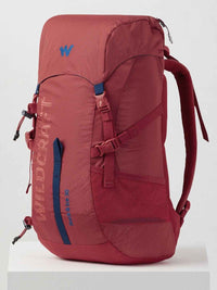 Wildcraft Rock & Ice 30 L rucksack in Red - side view