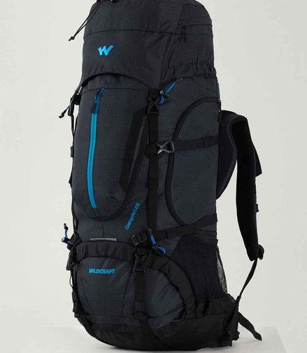 Wildcraft Gangotri 65 L rucksack in Black - side view