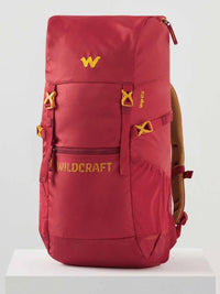 Wildcraft Verge 2 45 L hiking rucksack in Red - side view