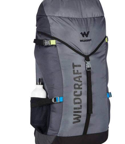 Wildcraft Flip Traveler 60 L rucksack in Grey - side view