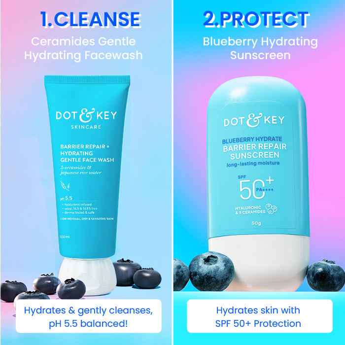 Dot & Key Cleanse + Protect Skincare Combo