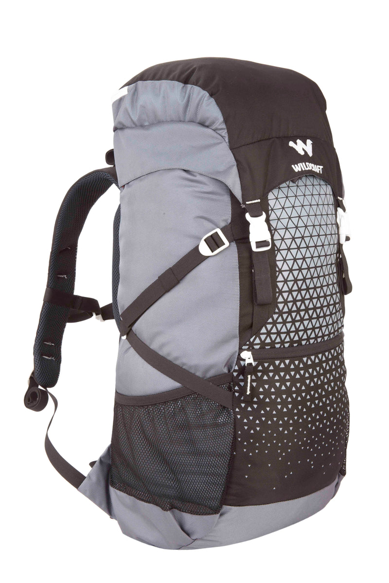 Wildcraft Verge 45 L rucksack in Black - side view