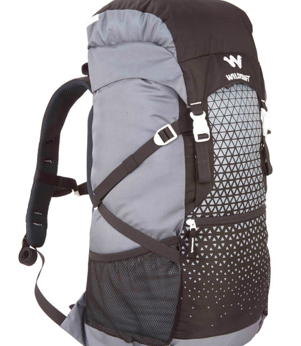 Wildcraft Verge 45 L rucksack in Black - side view