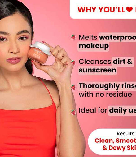 Dot & Key Strawberry Dew Cleansing Balm for Dewy Skin