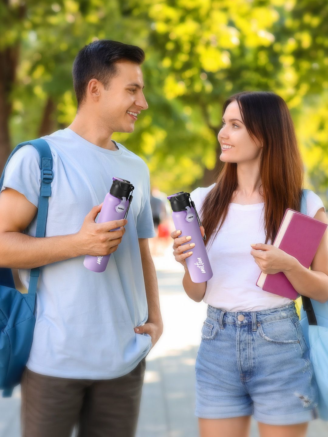 Milton Purple SipStar Stainless Steel Water Bottle