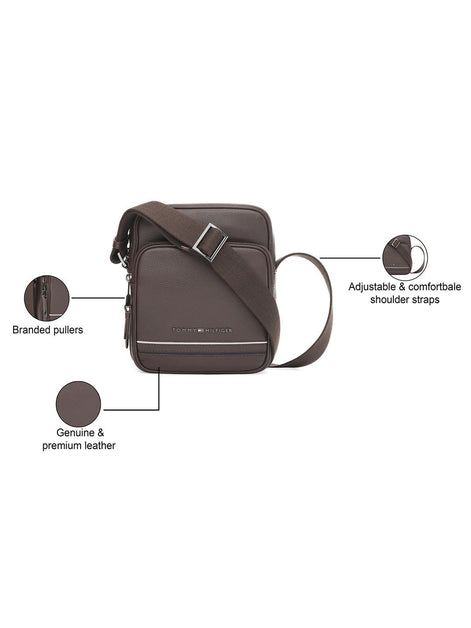 Tommy Hilfiger Smithfield Brown Sling Bag
