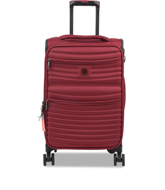 IT Luggage Precursor Dark Red Trolley Bag
