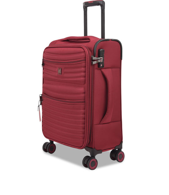IT Luggage Precursor Dark Red Trolley Bag